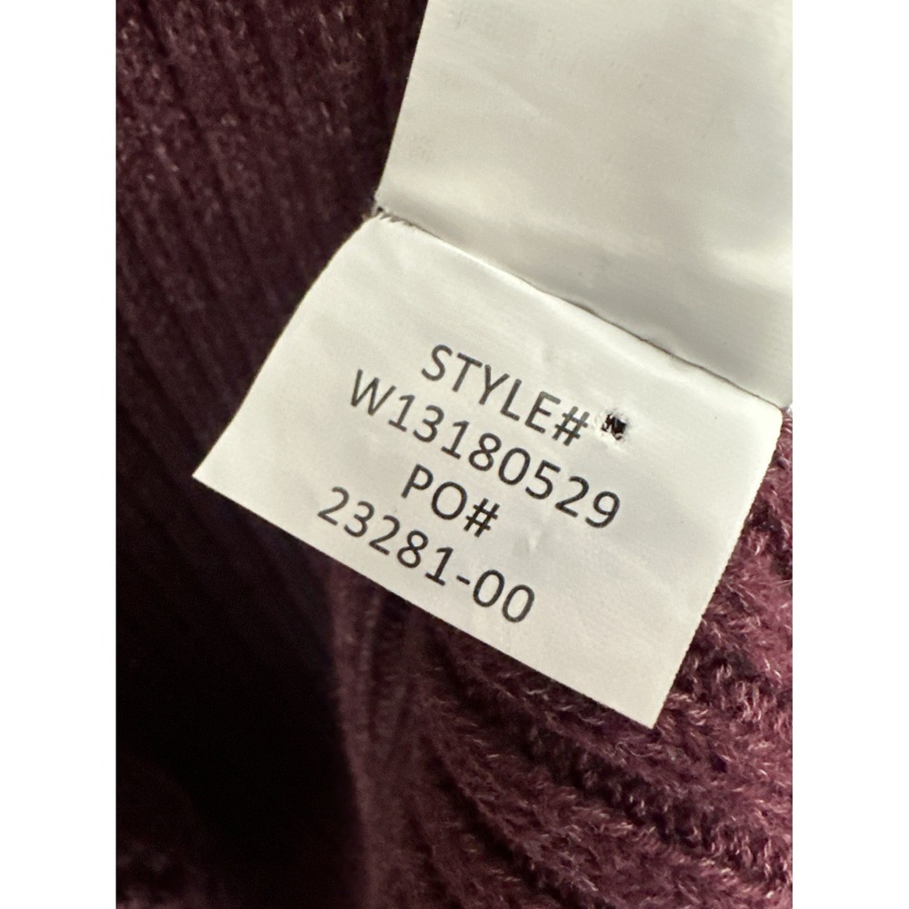 Prana Lima Cardigan Burgundy Red Open Knit Outdoor Lightweight Woman's Size XL - Picture 5 of 8